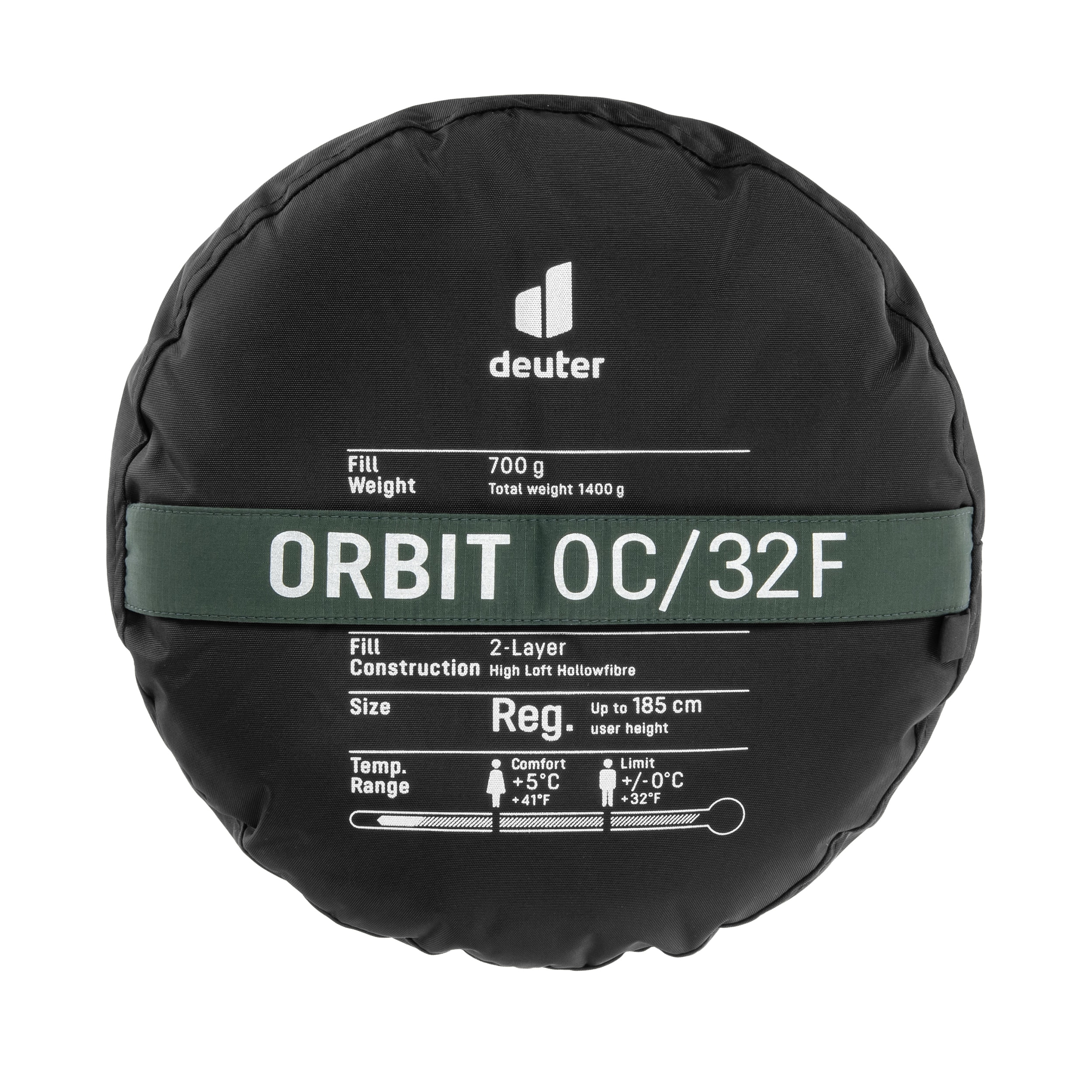 Deuter - Orbit Schlafsack 0 Grad Celsius links - Ivy/Ink