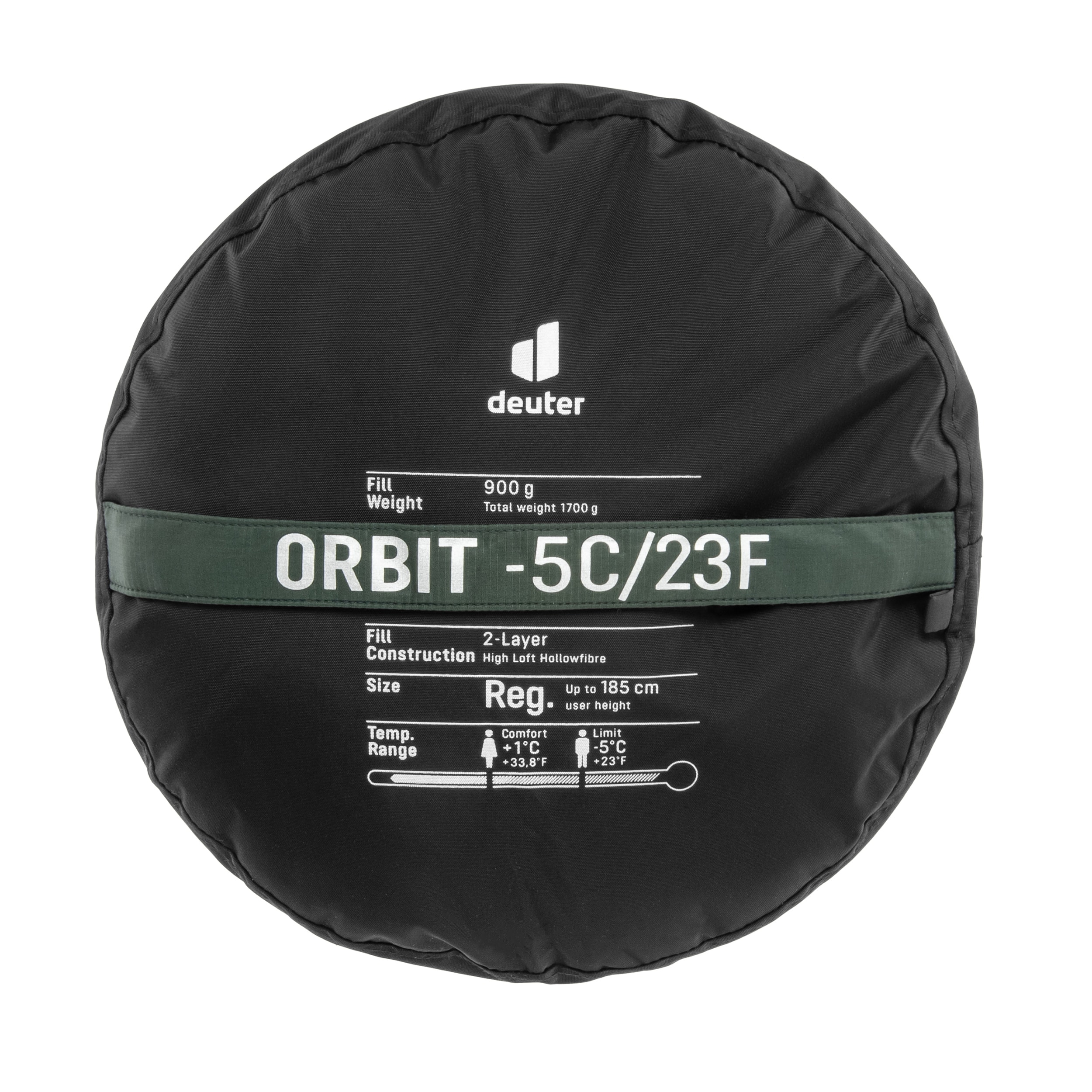 Deuter - Orbit Schlafsack -5 Grad Celsius links - Ivy/Ink
