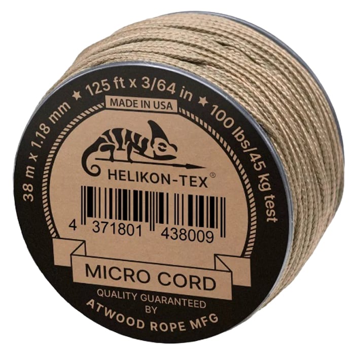 Helikon-Tex - Micro Cord Leine 38 m - Coyote