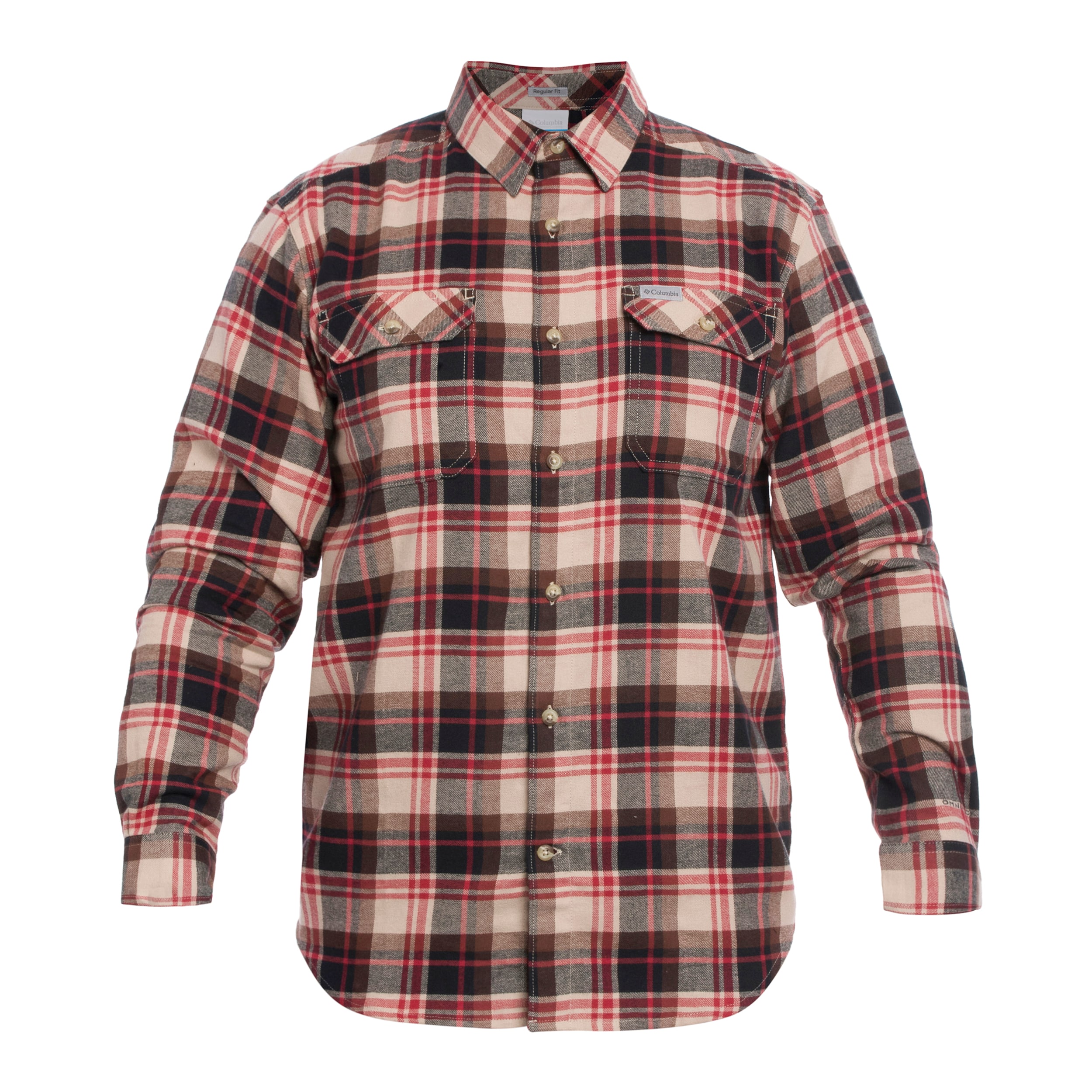 Columbia - Flare Gun Stretch Flannel Hemd - Ancient Fossil/Dispersed Plaid