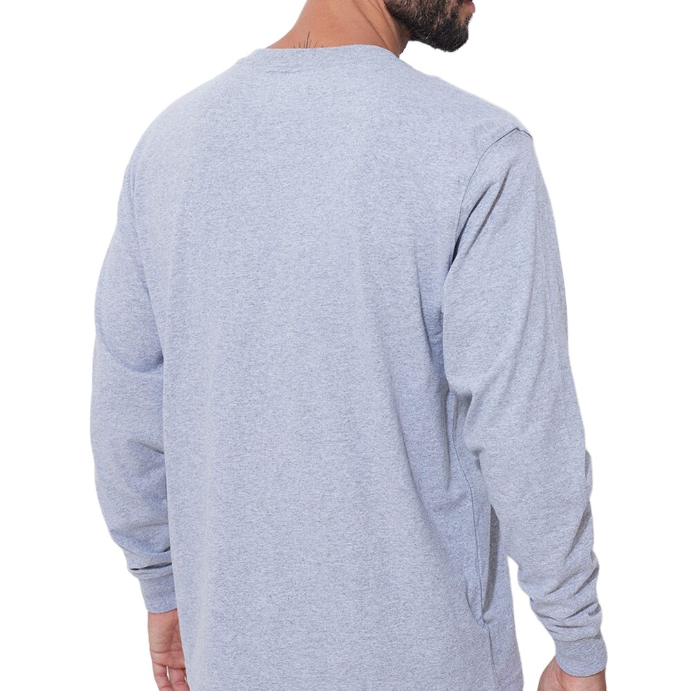 Carhartt - Heavyweight Longsleeve Pocket Shirt - Heather Grey