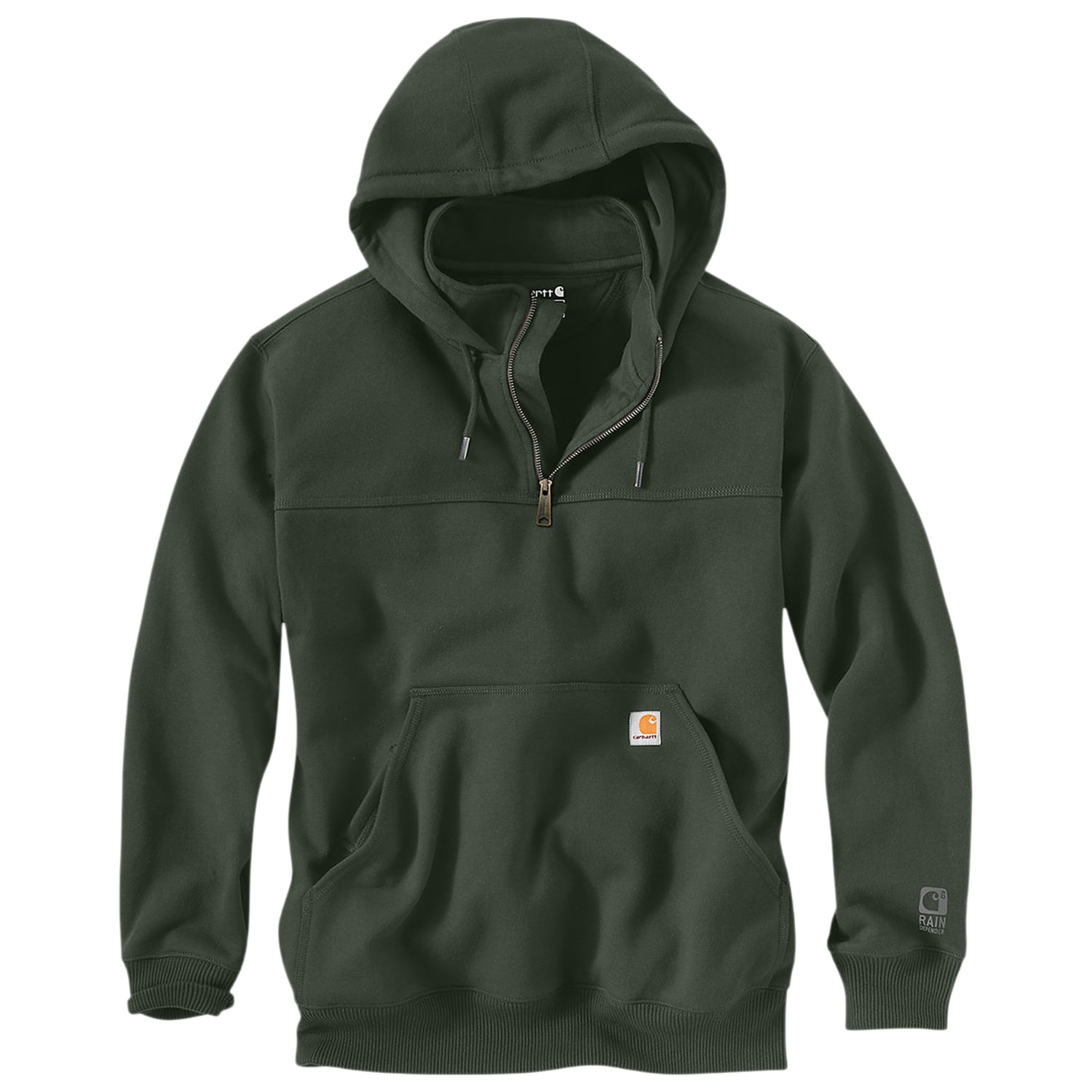 Carhartt - Rain Defender Heavyweight Half Zip Sweatshirt - Forestry Green