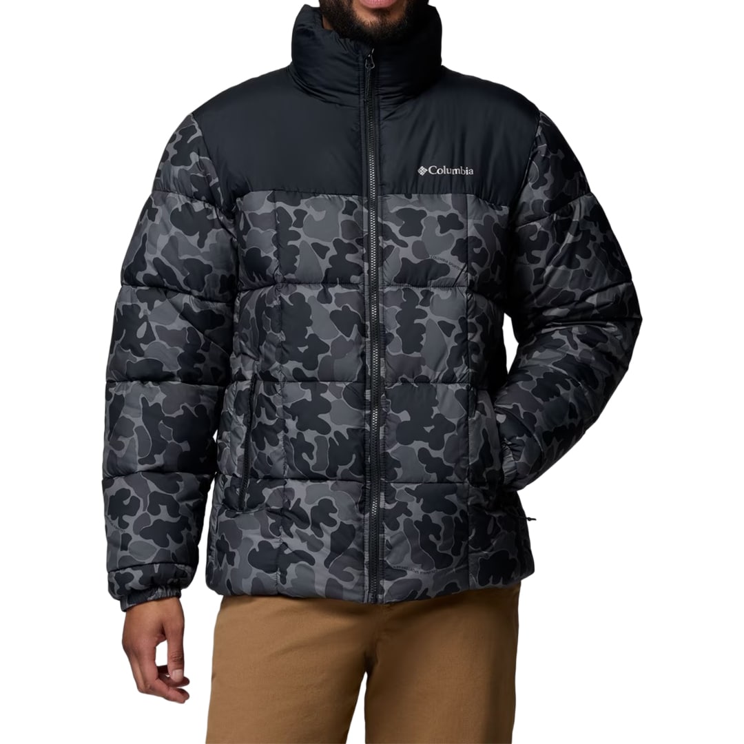 Columbia - Puffect IV Printed Jacke - Black Puzzle Camo/Black