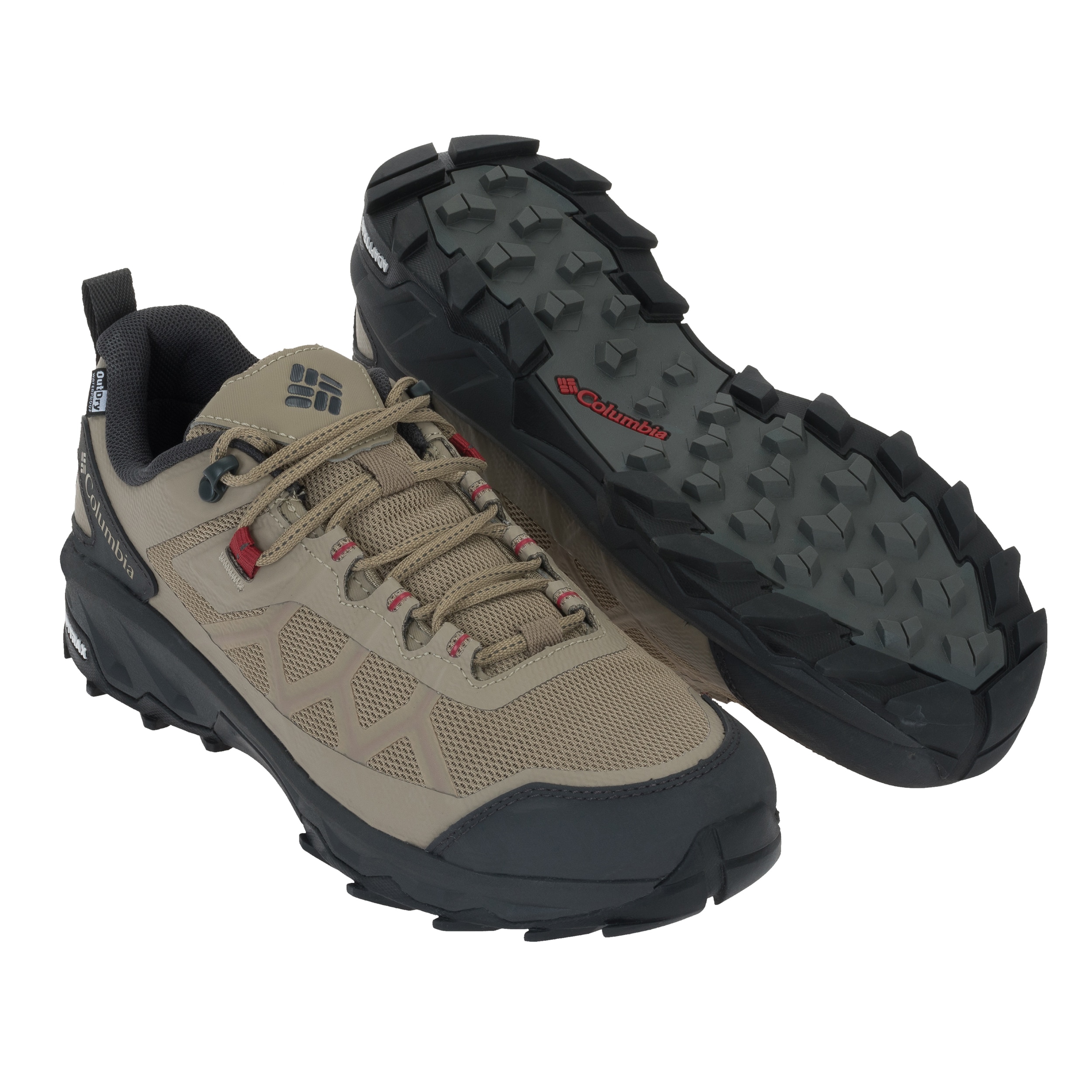 Columbia - PeakFreak III Low OutDry Schuhe - Pebble/Red Oxide