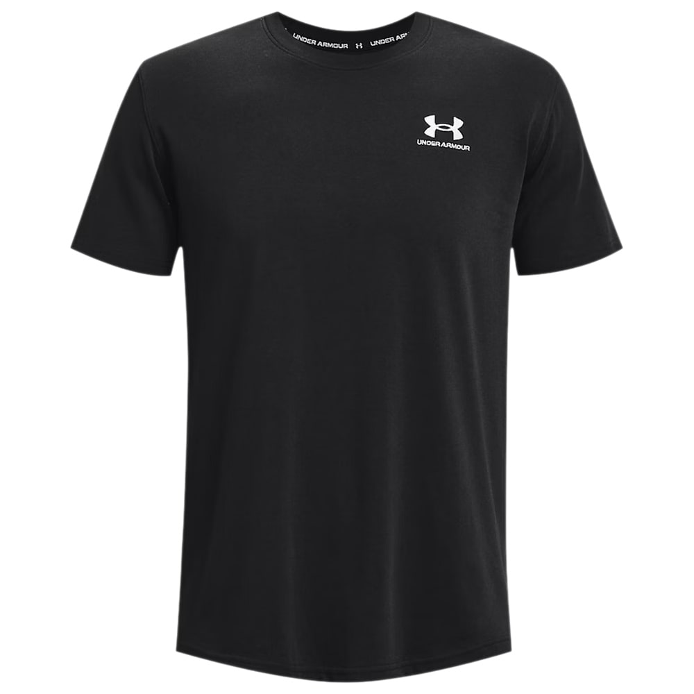 Under Armour - Logo Embroidered Heavyweight T-Shirt - Black/White