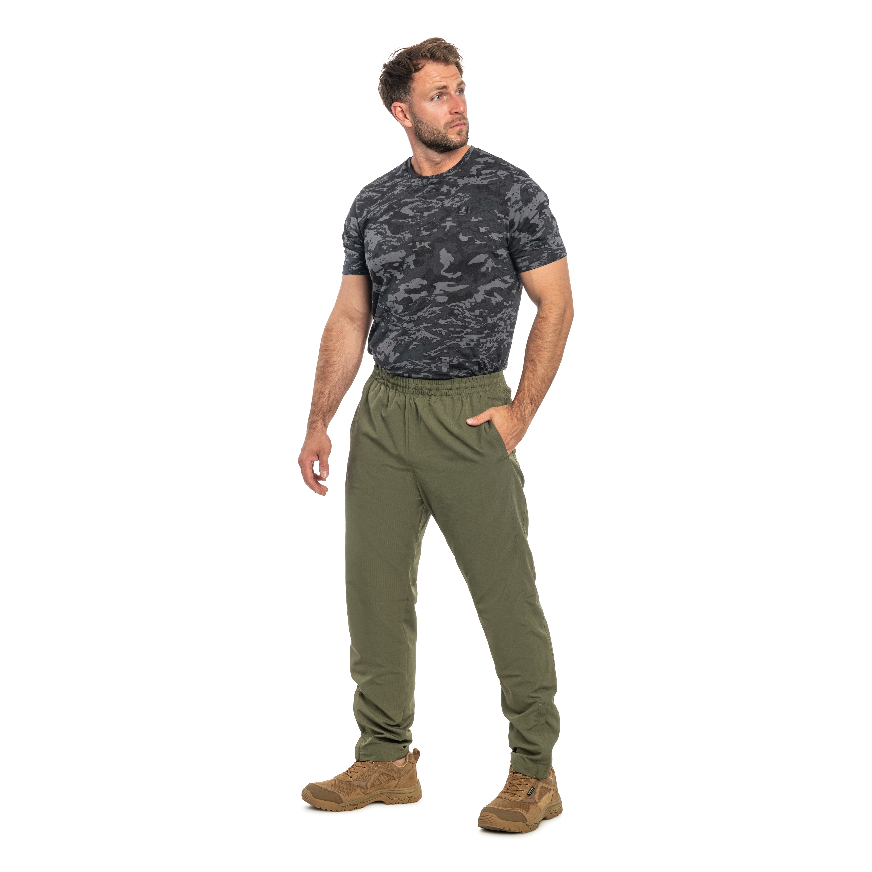 Under Armour - Rival Woven Windbreaker Hose - Marine OD Green/Black