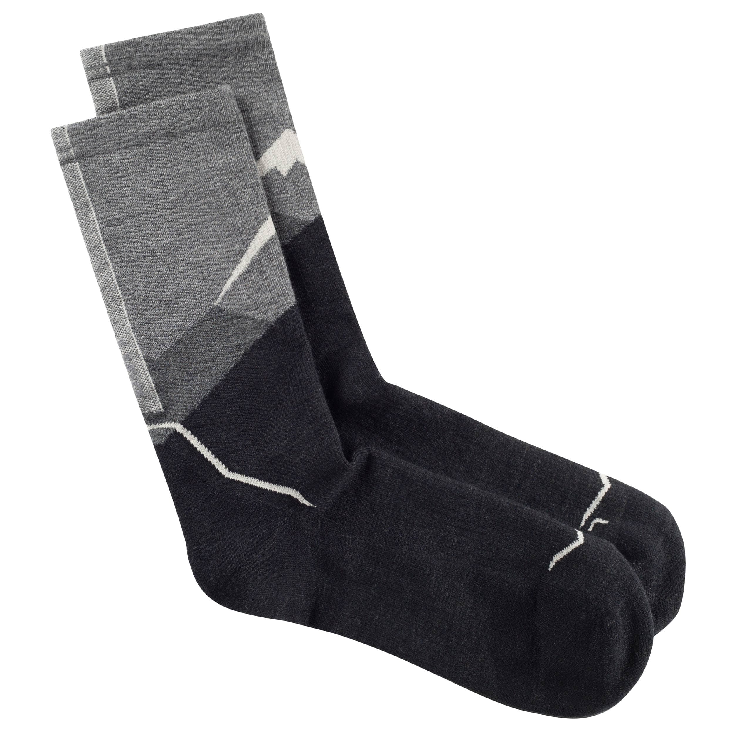 Buff - LW Merino Wool Crew Socken - Graphite