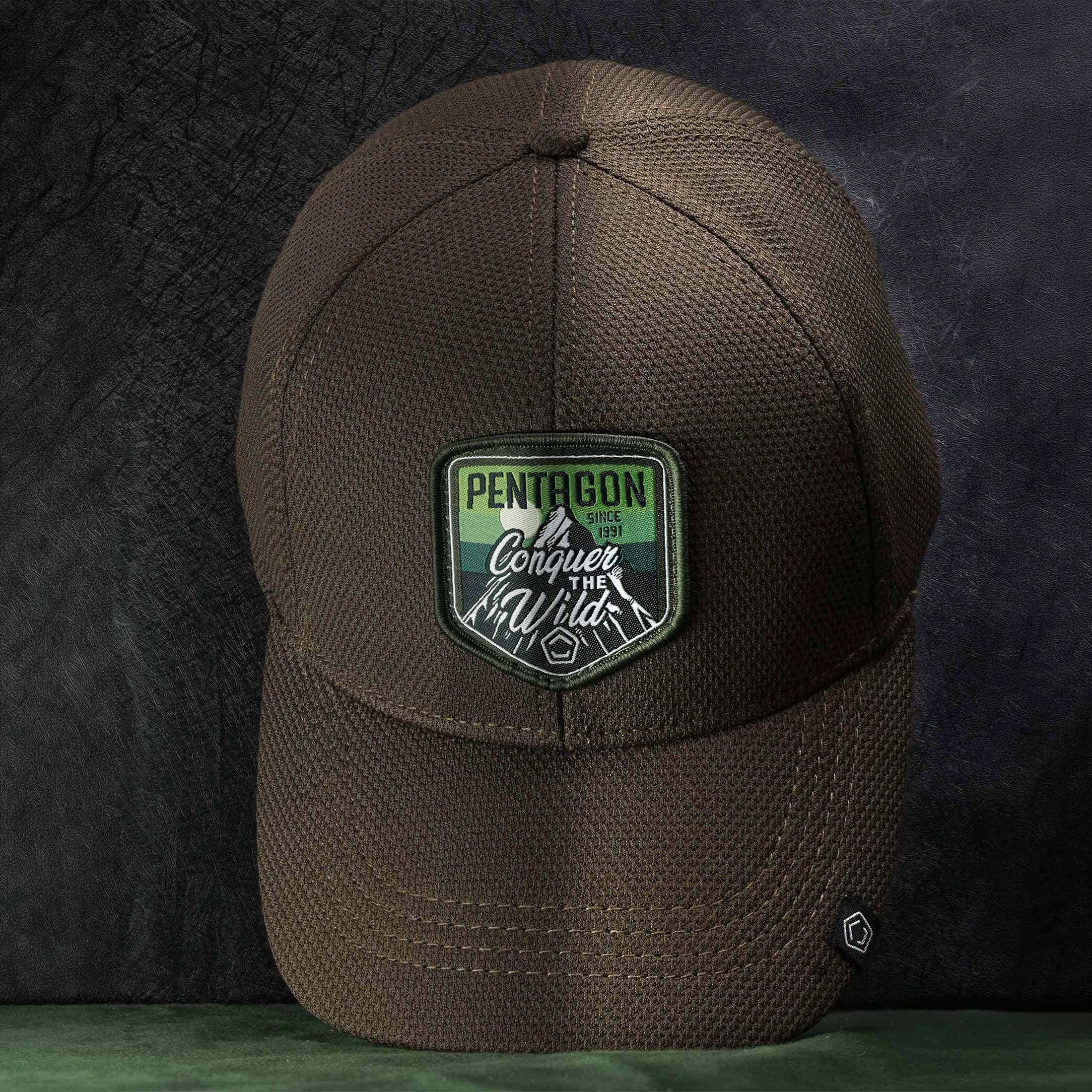 Pentagon - Conquer Mesh BB Cap Kappe mit Schirm - RAL 7013