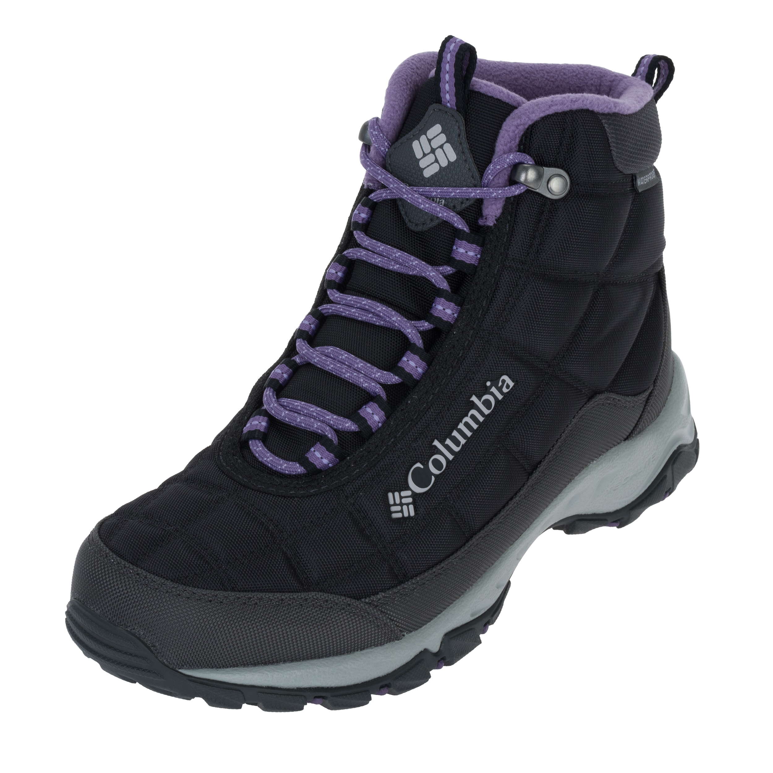 Columbia - Firecamp Damenstiefel - Black/Plum Purple