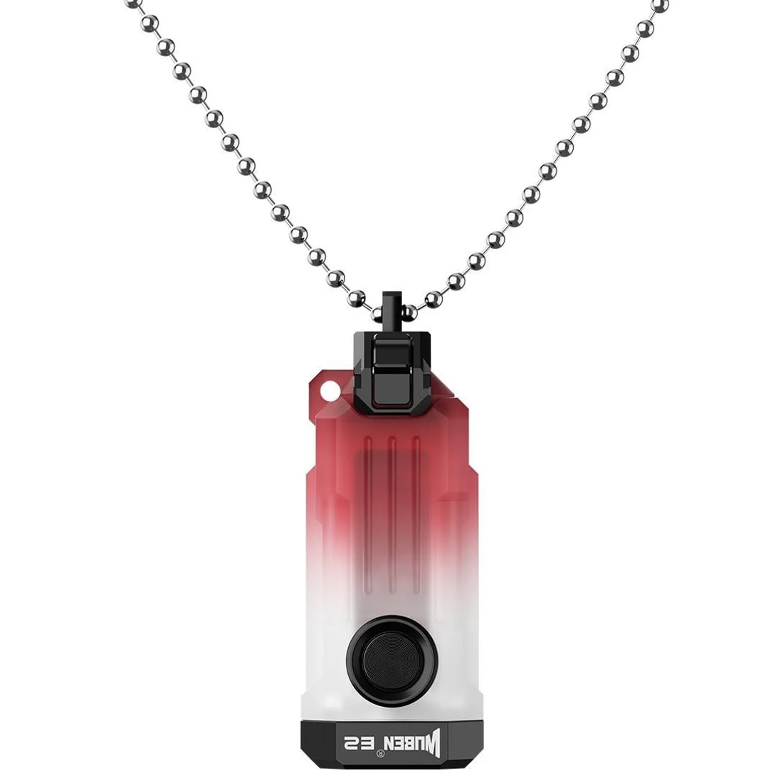 Wuben - E1 Pulse Red Schlüsselanhänger-Lampe 150 Lumen