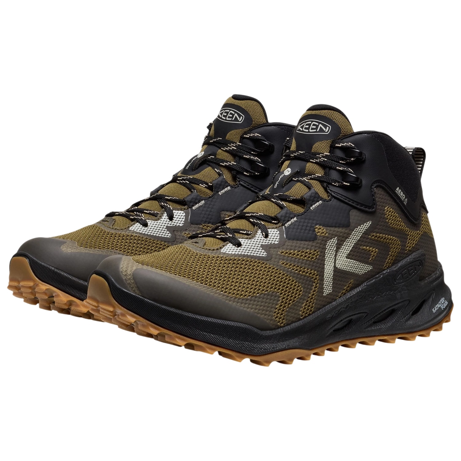 Keen - Zionic NXT Mid WP Schuhe - Dark Olive/Black