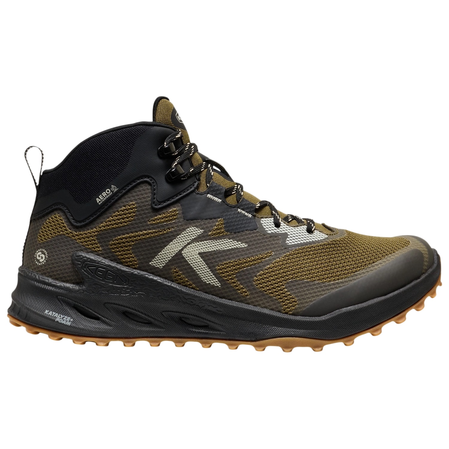 Keen - Zionic NXT Mid WP Schuhe - Dark Olive/Black