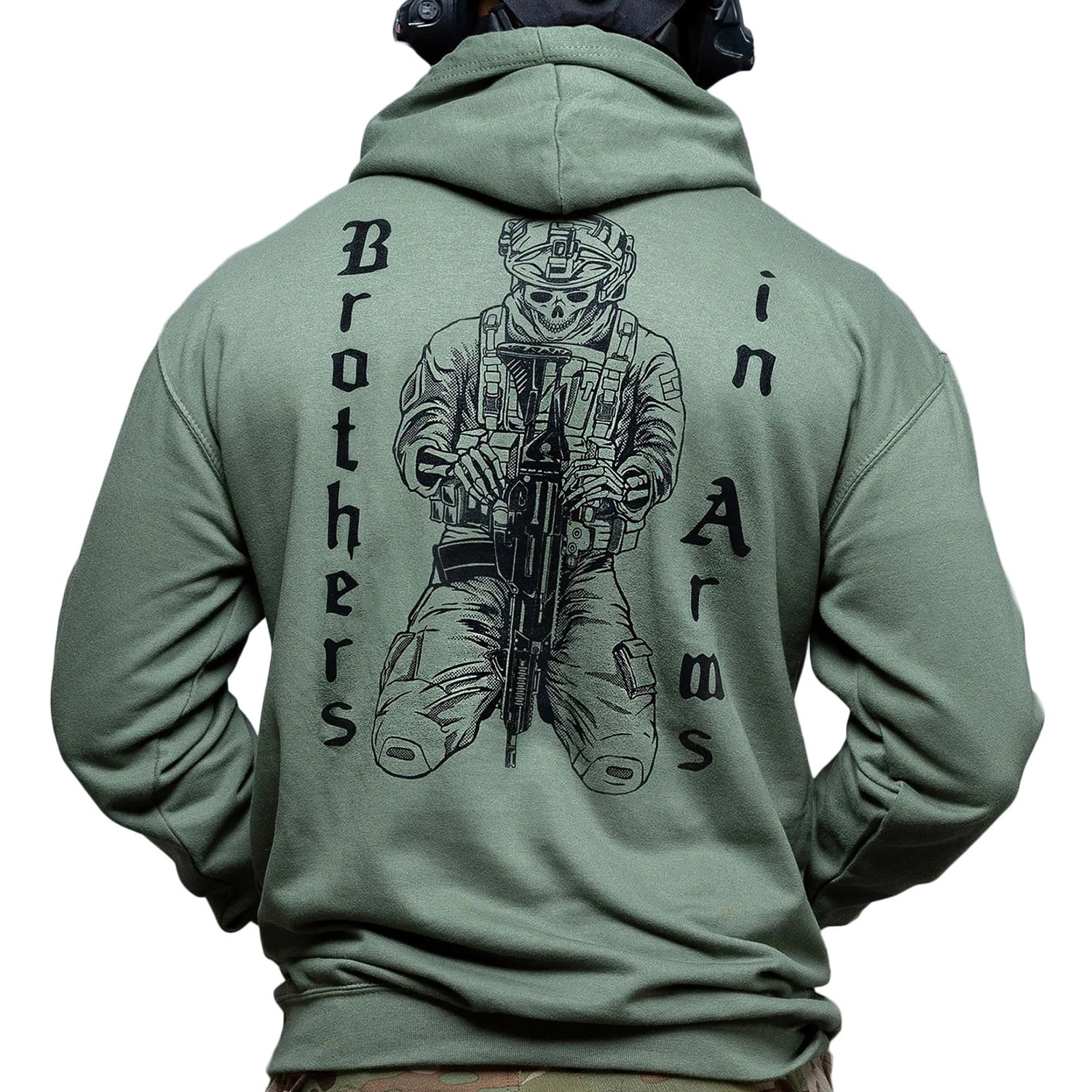 Brothers in Arms - BIA Hoodie Hoodie - Olive