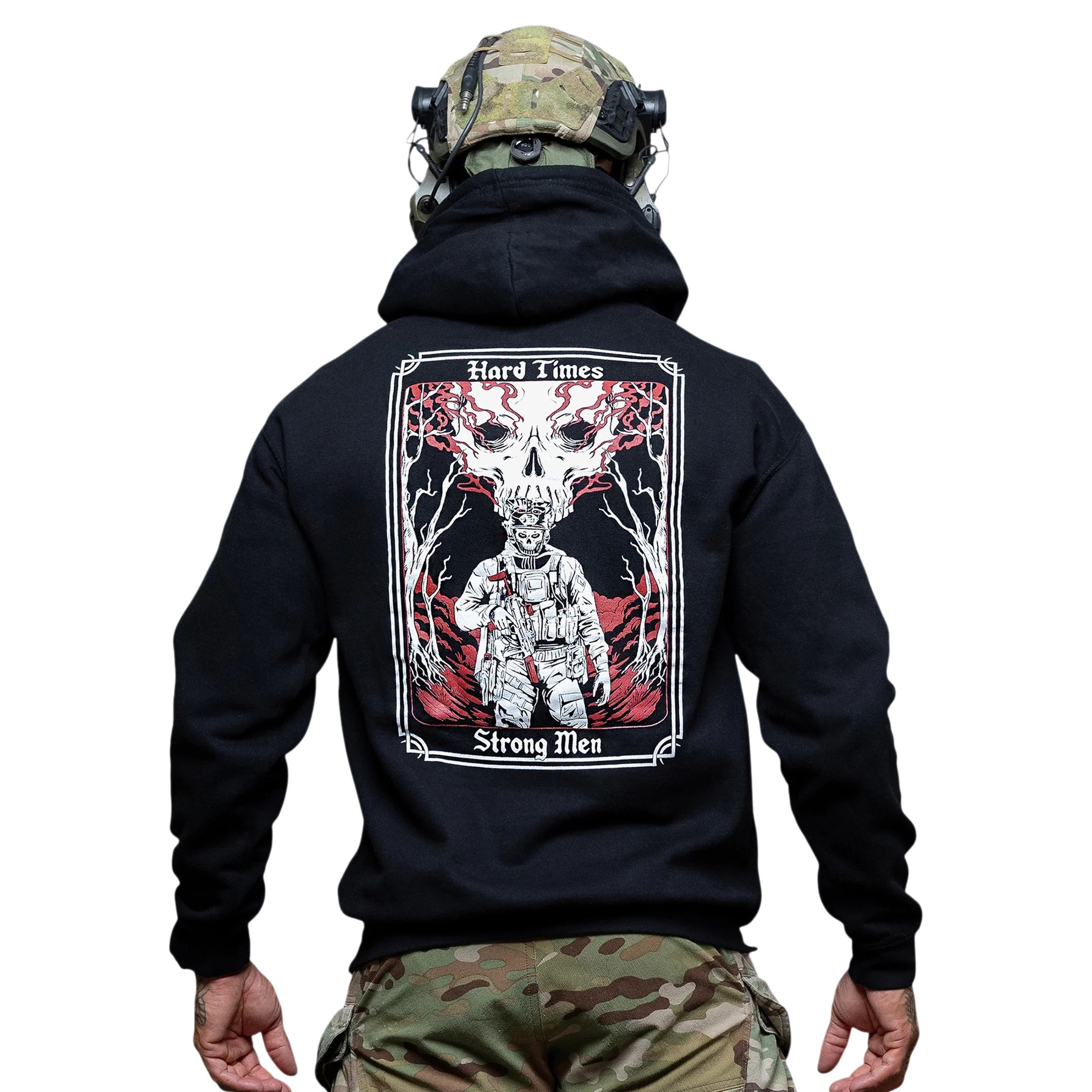 Brothers in Arms - Hard Times Hoodie Kapuzenpullover - Black