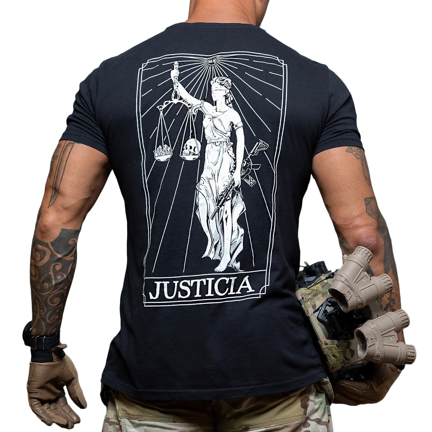 Brothers In Arms - Justicia T-Shirt - Black