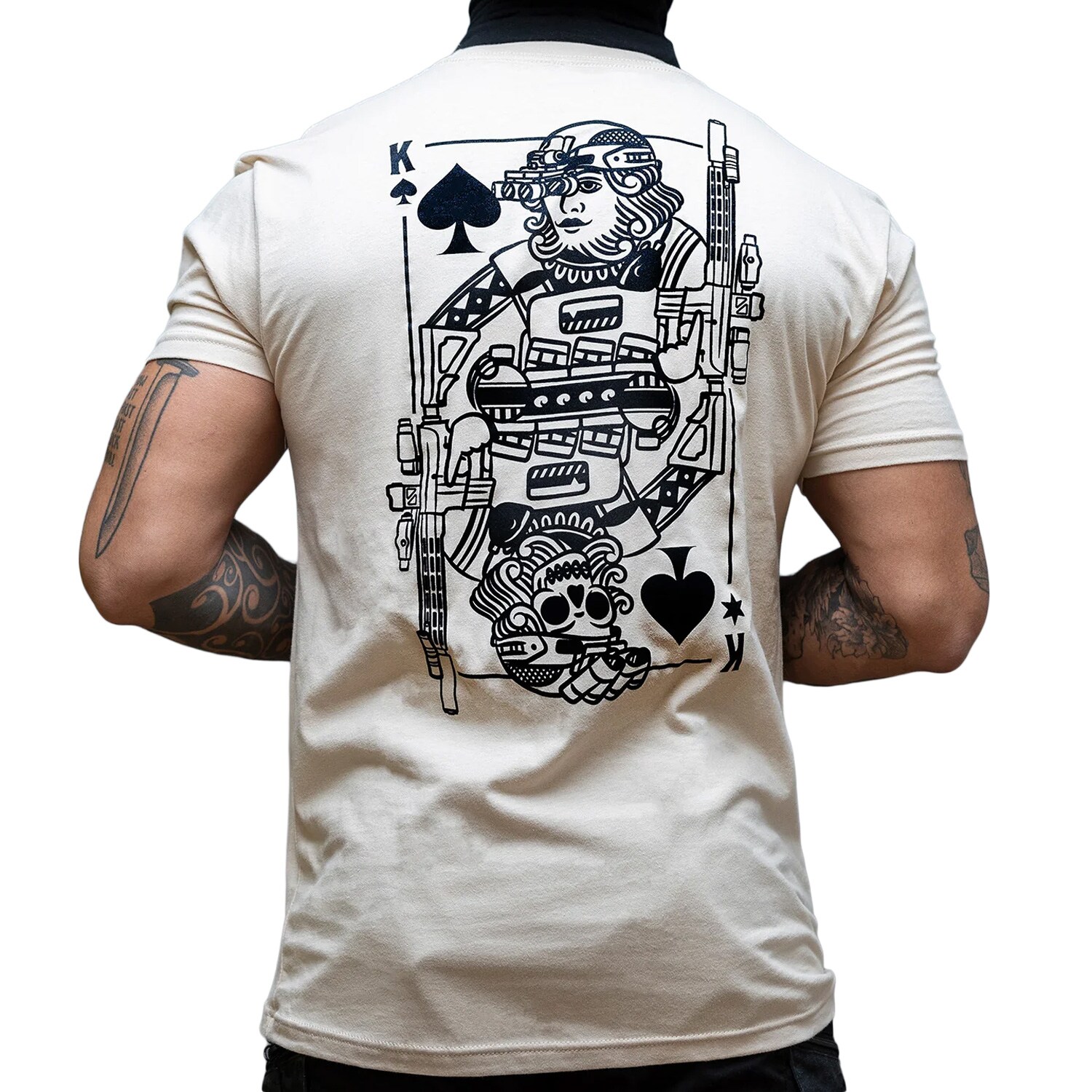 Brothers In Arms - Kings of Spades T-Shirt - Sand