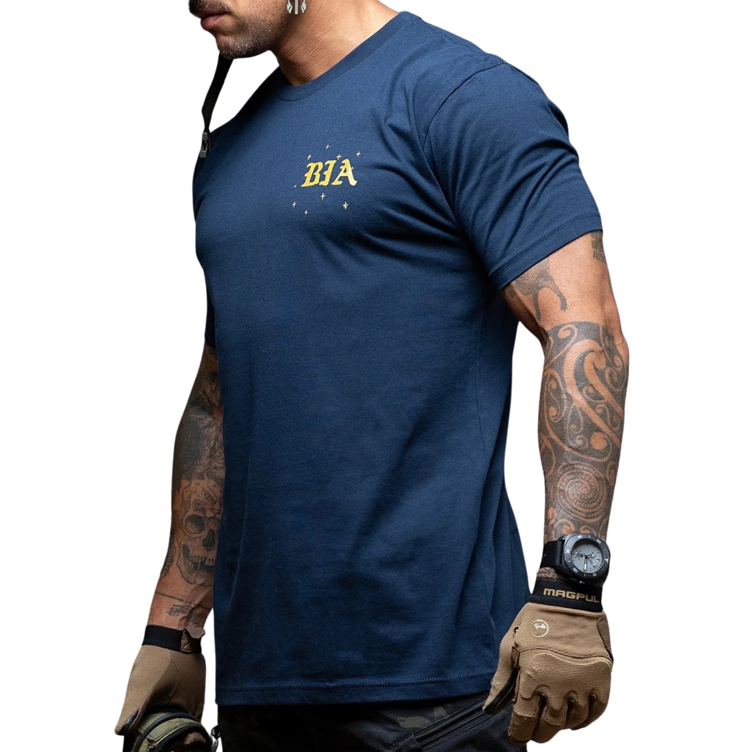 Brothers In Arms - Stars T-Shirt - Navy