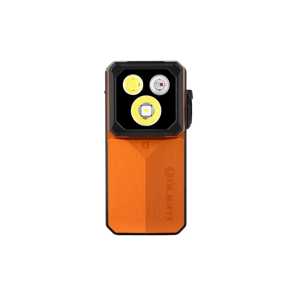 Olight - Oclip 2 Ultra Premium Amber Orange Akku-Taschenlampe 580 Lumen