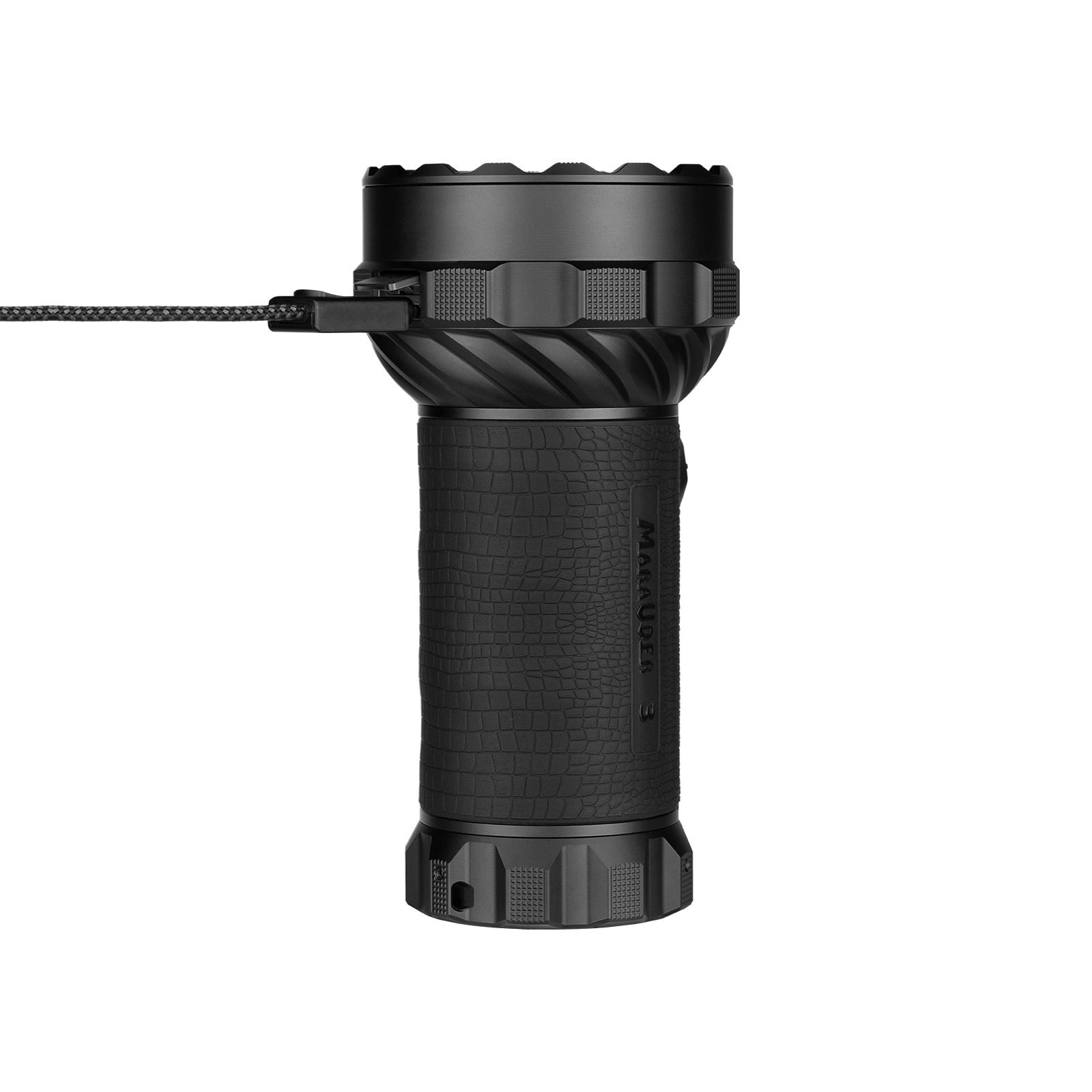 Olight - Marauder 3 Cool White Akku-Taschenlampe mit Powerbank-Funktion 25000 Lumen, Reichweite 1050 m - Black