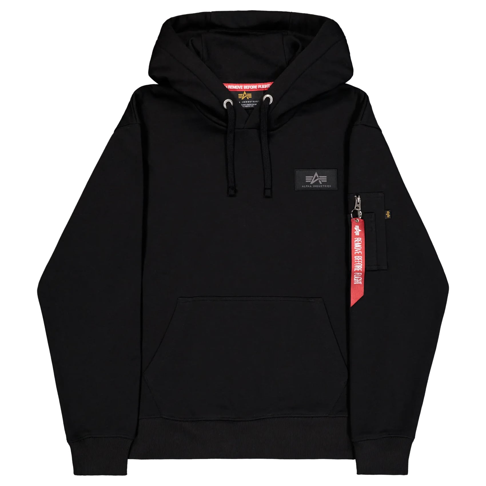 Alpha Industries - Backprint Mirror Camo Sweatshirt - Black