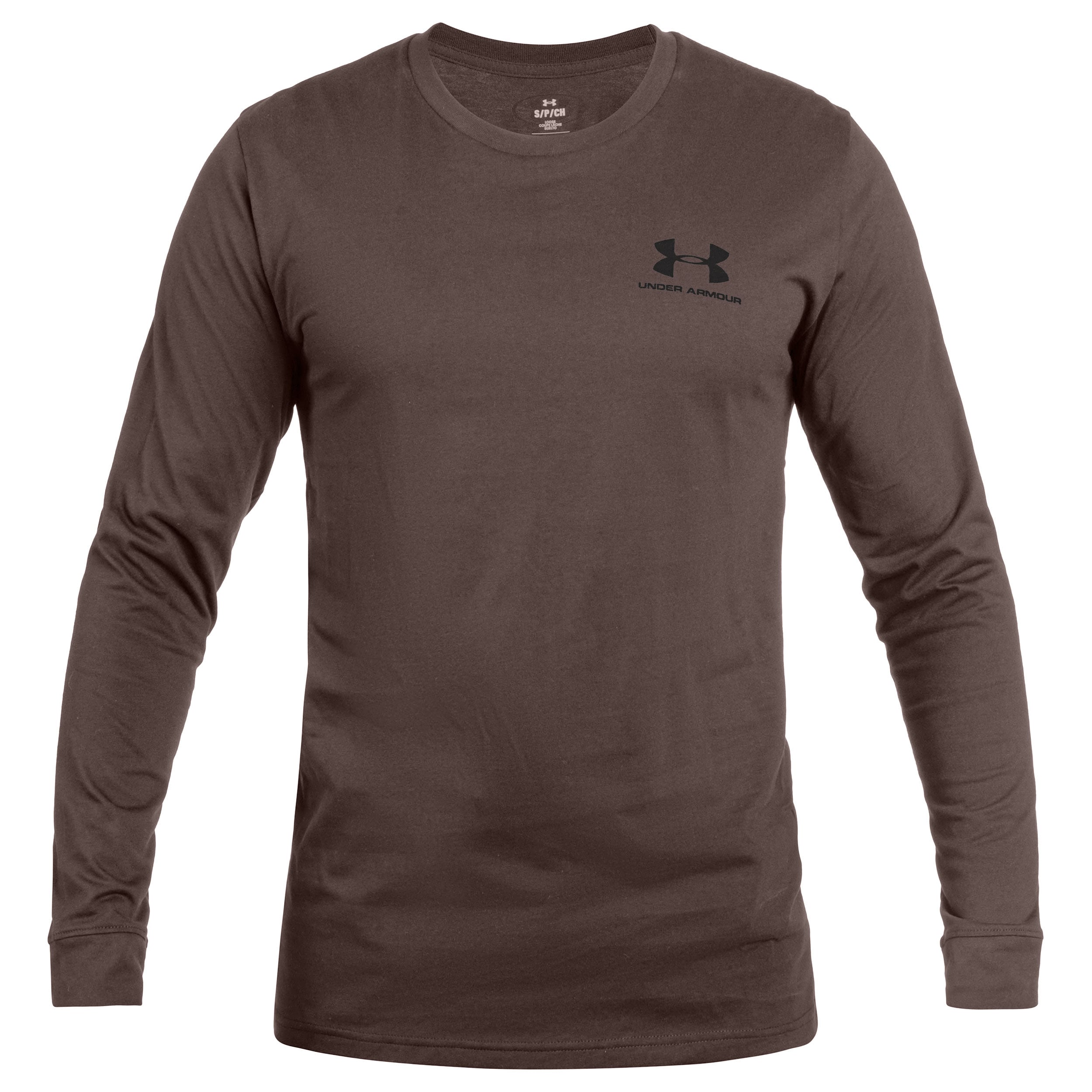 Under Armour - Left Chest Long Sleeve Thermoshirt - Peppercorn/Black