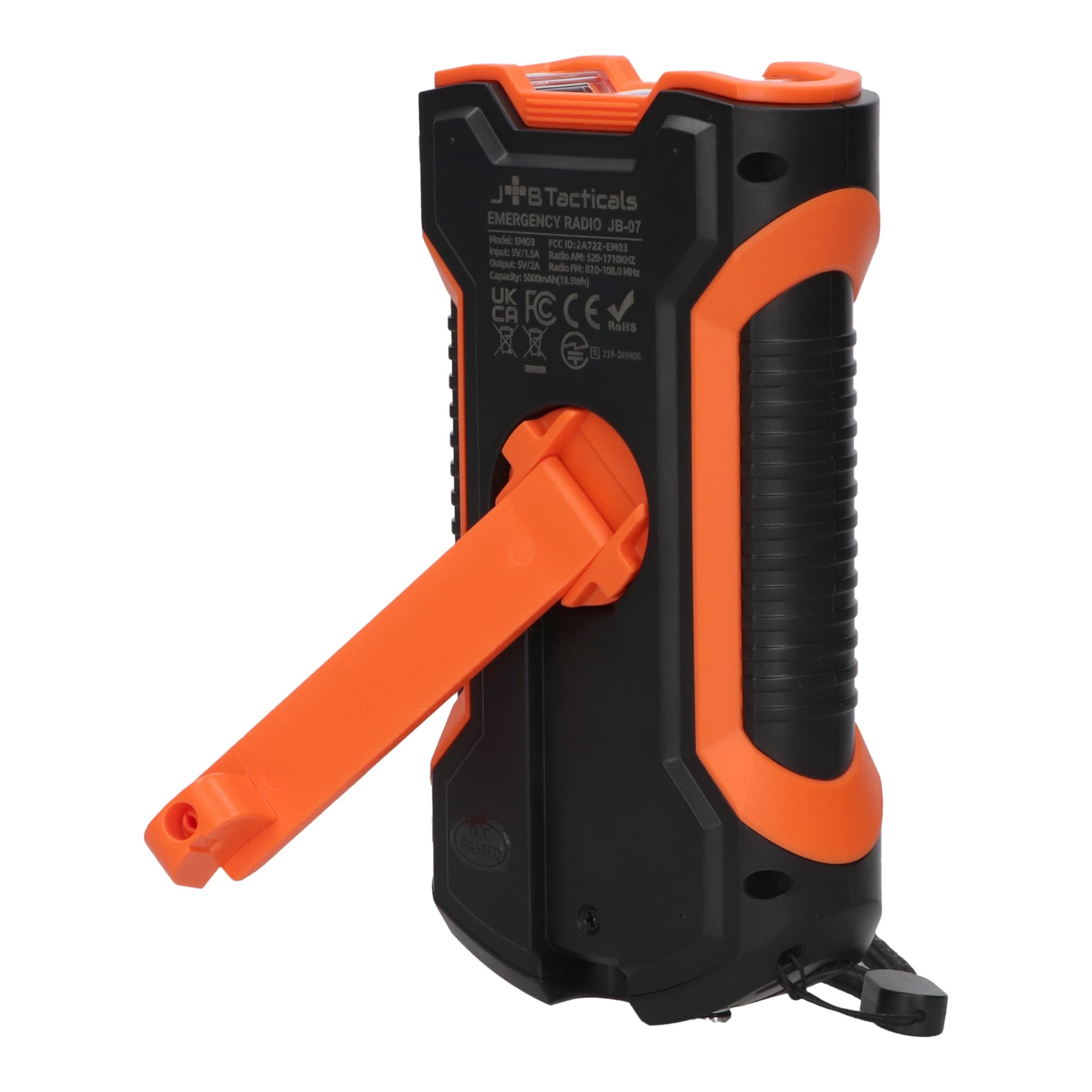 JB Tacticals - JB-07 Alarmradio - Orange