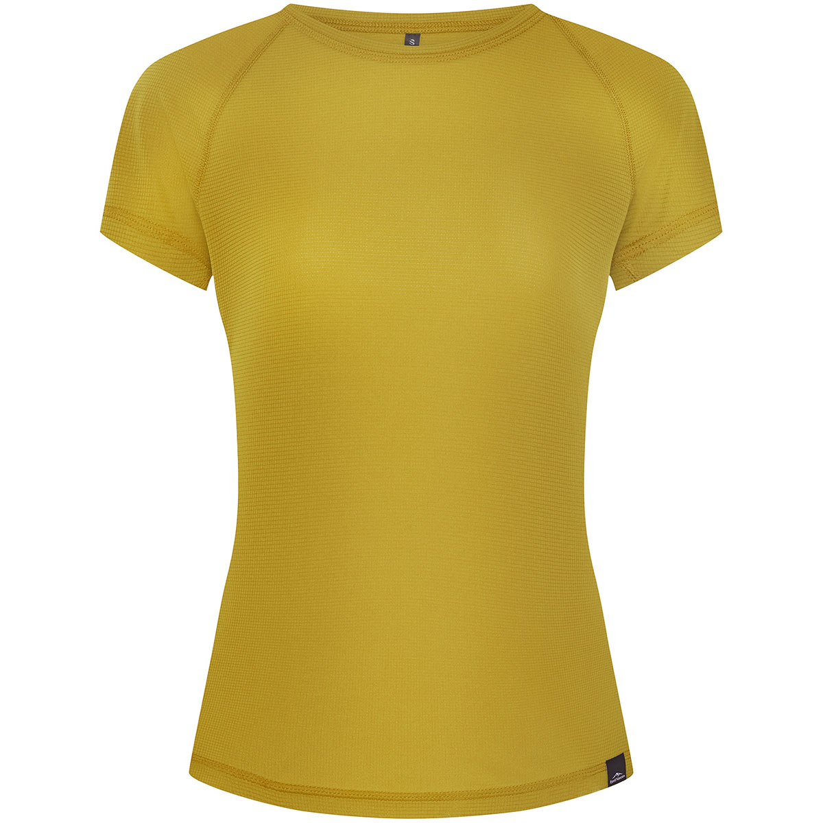 Fjord Nansen RIX Thermo-T-Shirt für Damen Short Sleeve - Amber Yellow