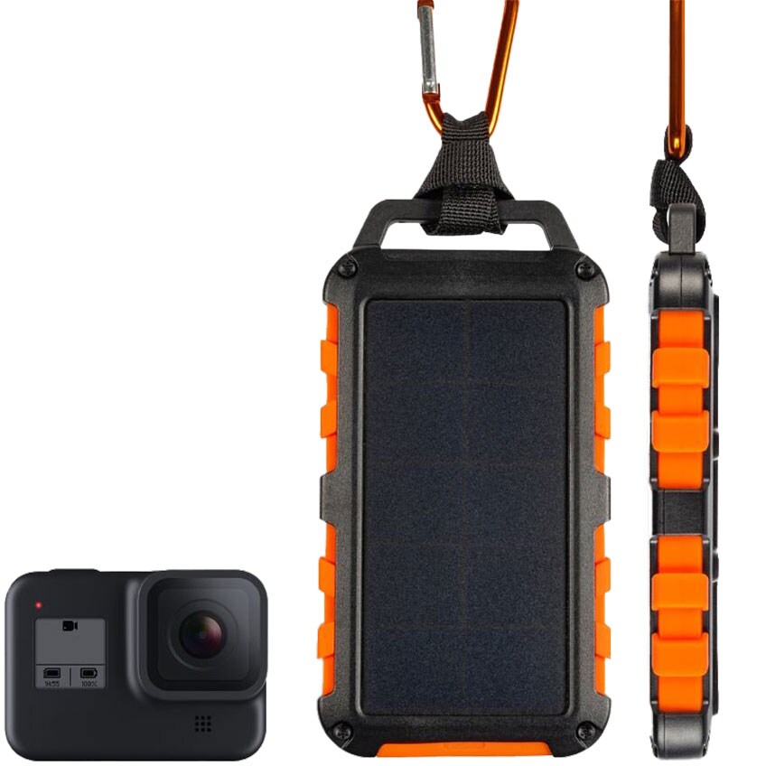 Xtorm - 10000 mAh - Solar-Powerbank 20W - Black/Orange