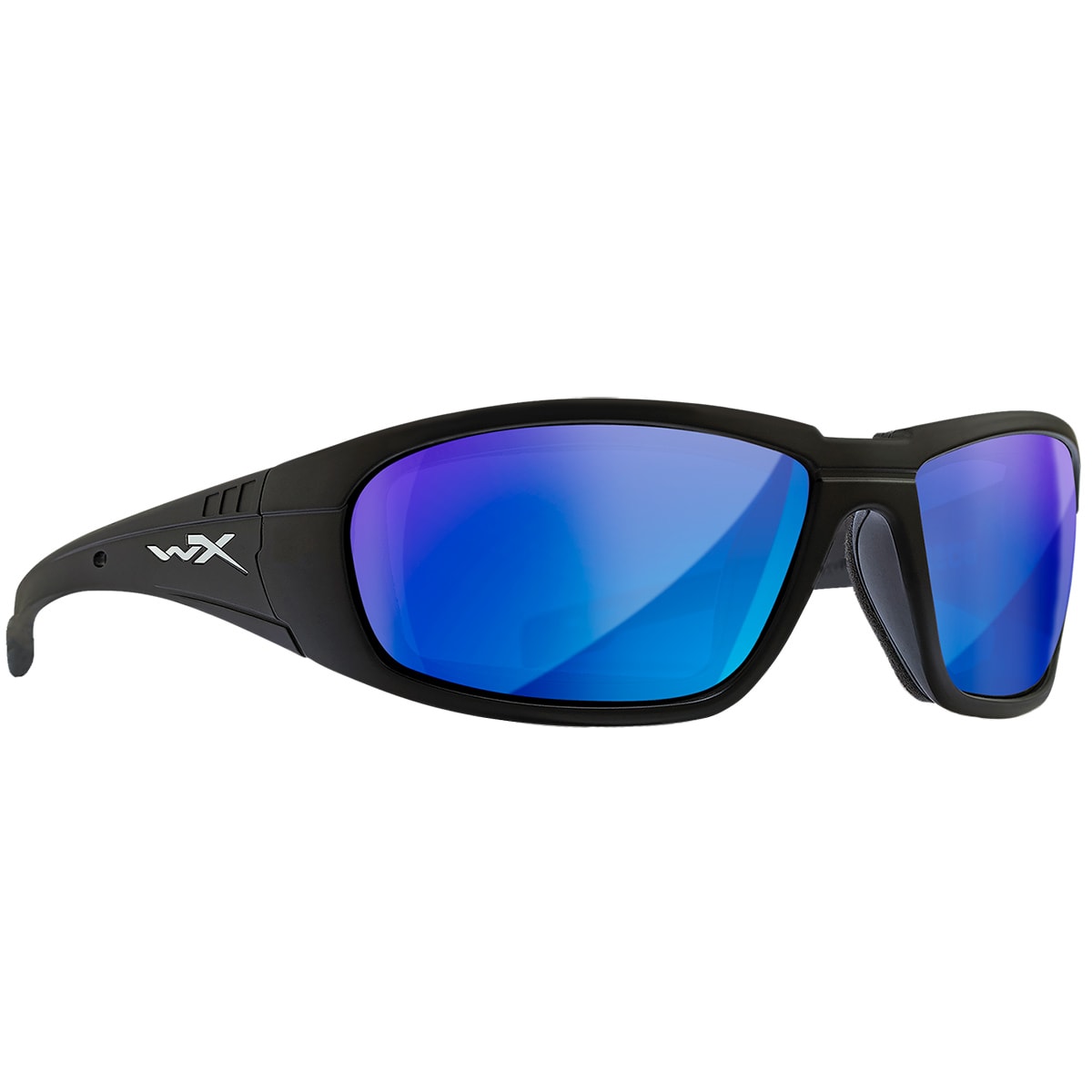 Wiley X - Boss - Taktische Brille - Captivate Polarized Blue Mirror - Matte Black