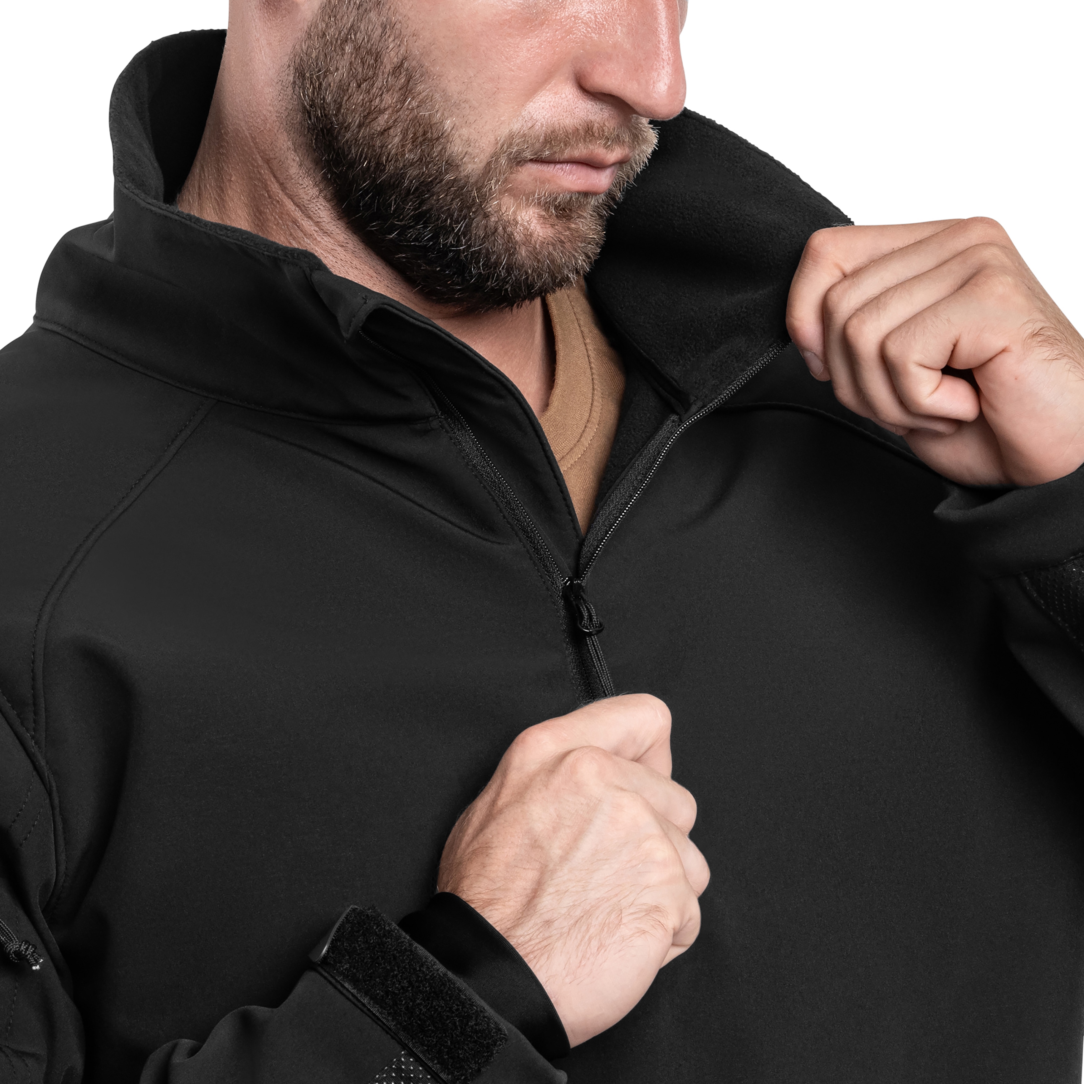 Condor - Patrol 1/4 Zip - Softshelljacke - Black