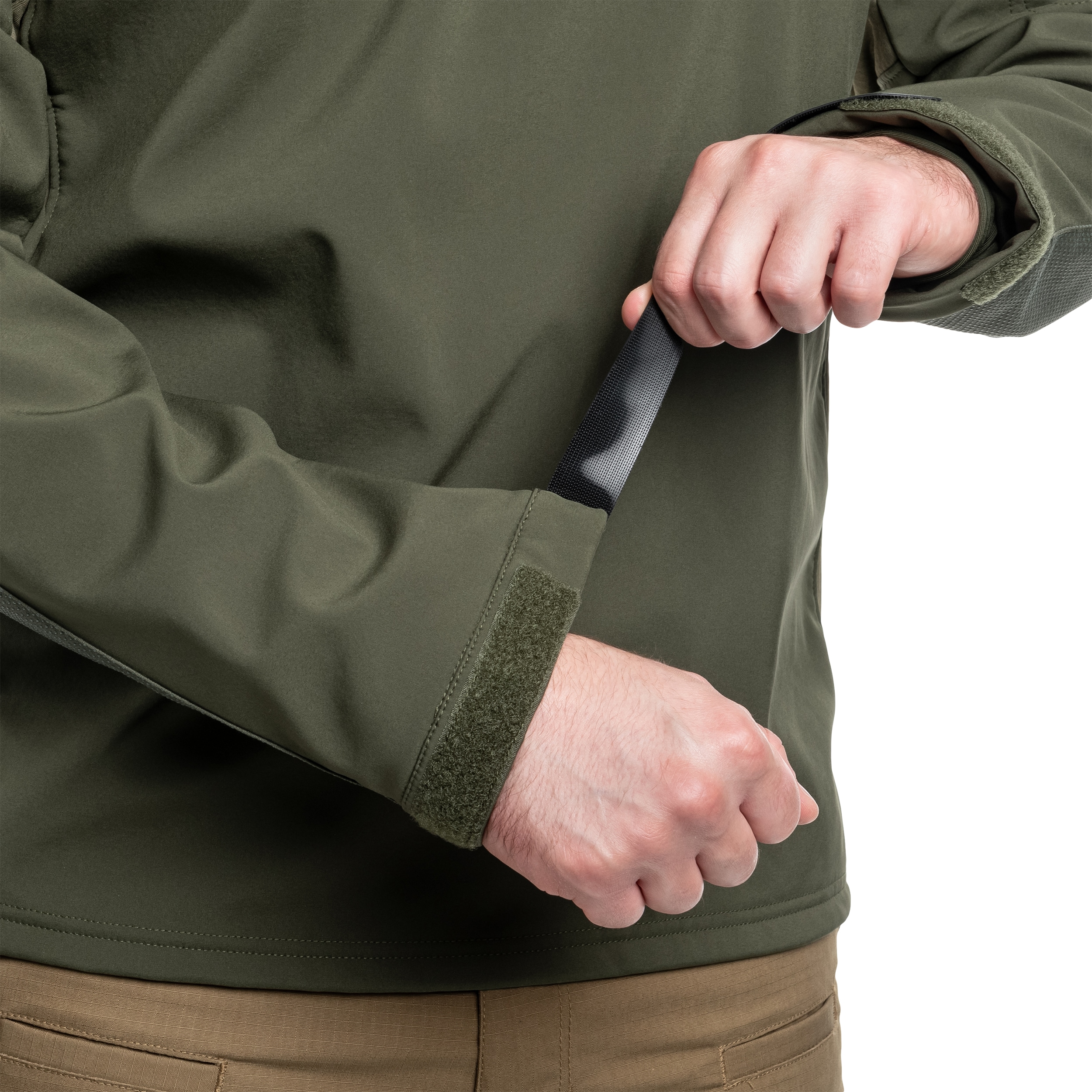 Condor - Patrol 1/4 Zip Softshell - Softshelljacke - Olive Drab