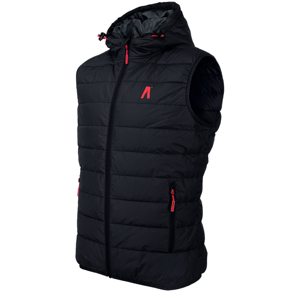 Alpinus - Athos Body Warmer - Weste mit Kapuze - Black