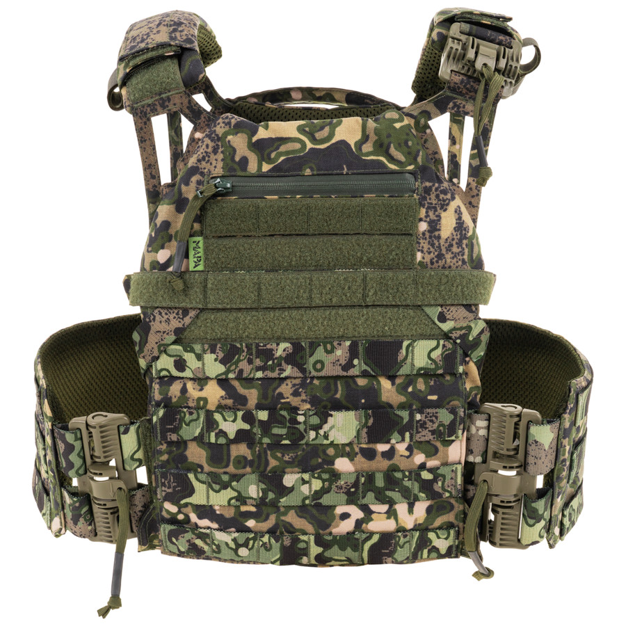 Maskpol - Plate Carrier taktische Weste mit Zip-On Rucksack TMP-02 - MAPA