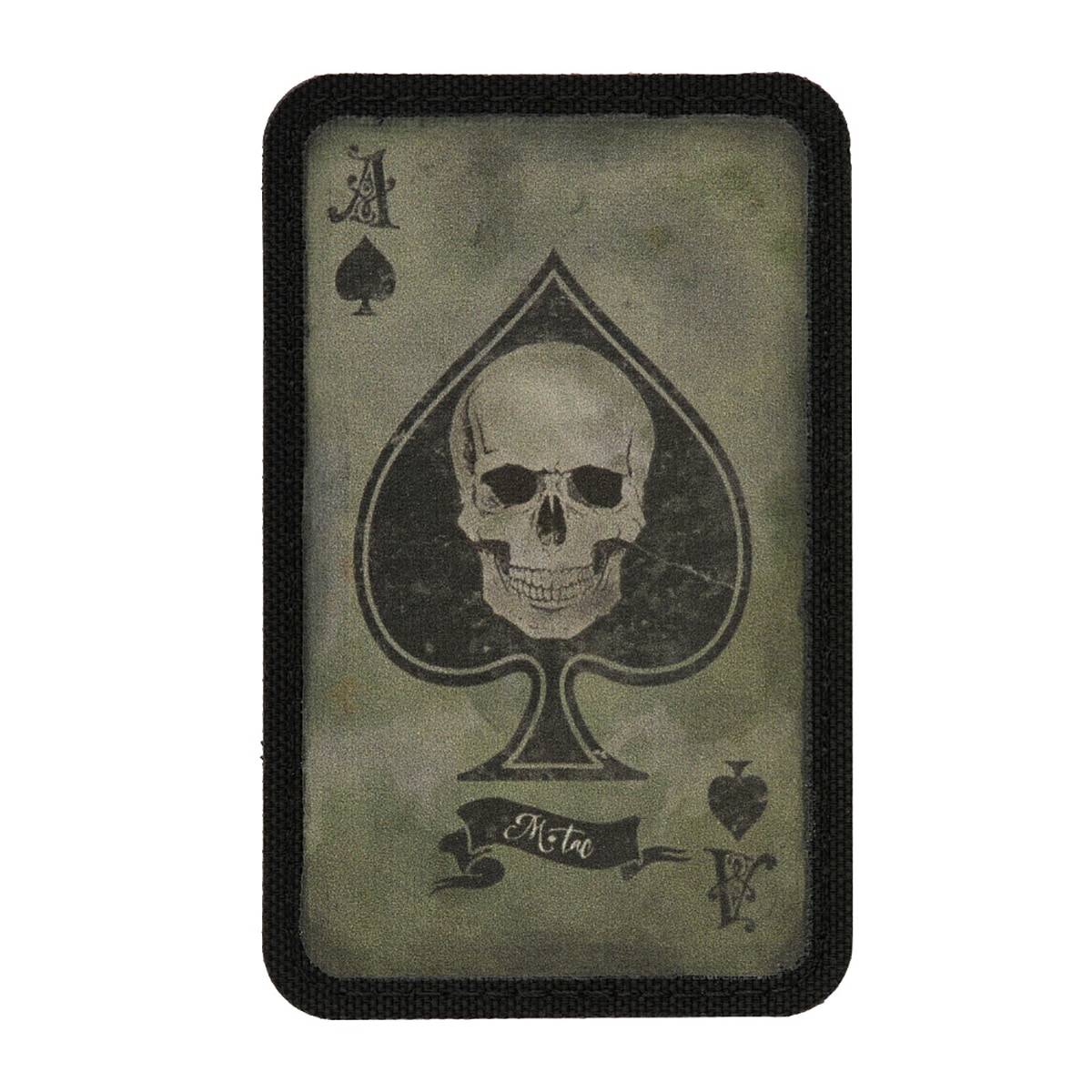 M-Tac - Ace Of Spades - Aufnäher - Ranger Green/Black 