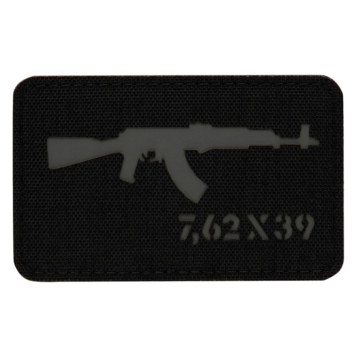 M-Tac - AKM 7,62 x 39 Laser Cut - Aufnäher - Black/Grey