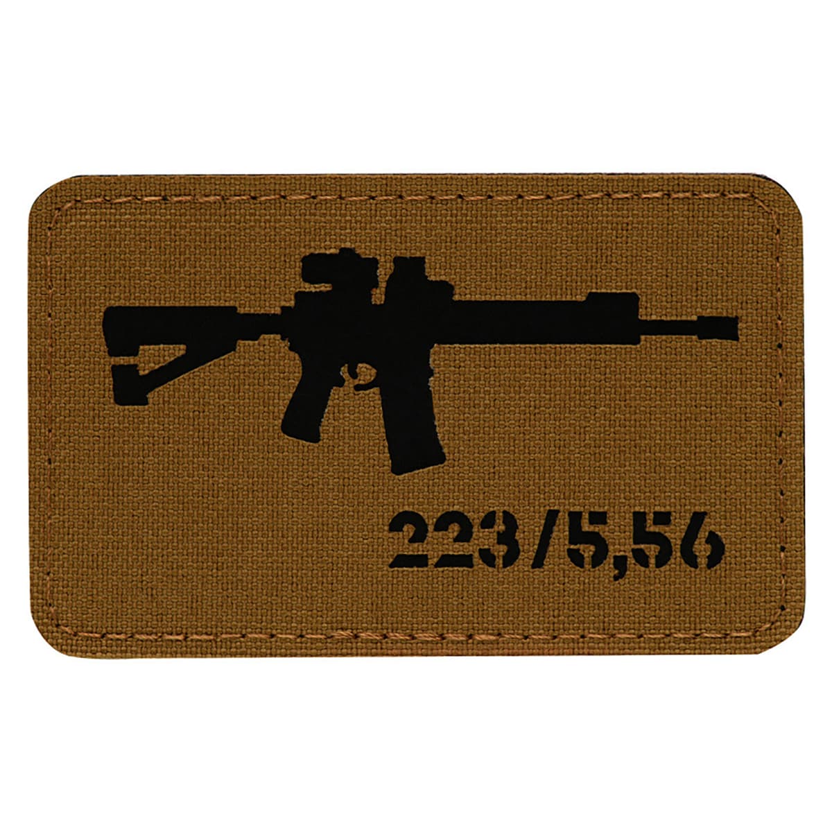 M-Tac - AR-15 223/5,56 Laser Cut - Aufnäher - Coyote/Black