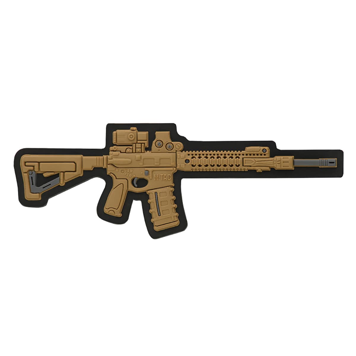 M-Tac - AR-15 PVC - 3D-Aufnäher - Coyote