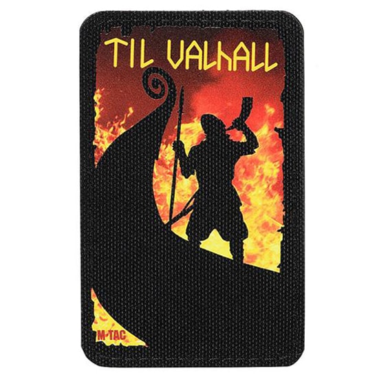 M-Tac - Til Valhall - Aufnäher - Black