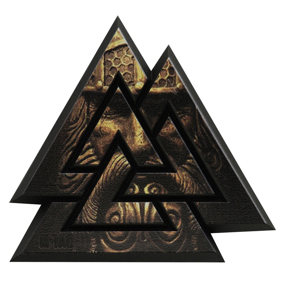 M-Tac - Valknut - 3D-Aufnäher - PVC Black/Coyote