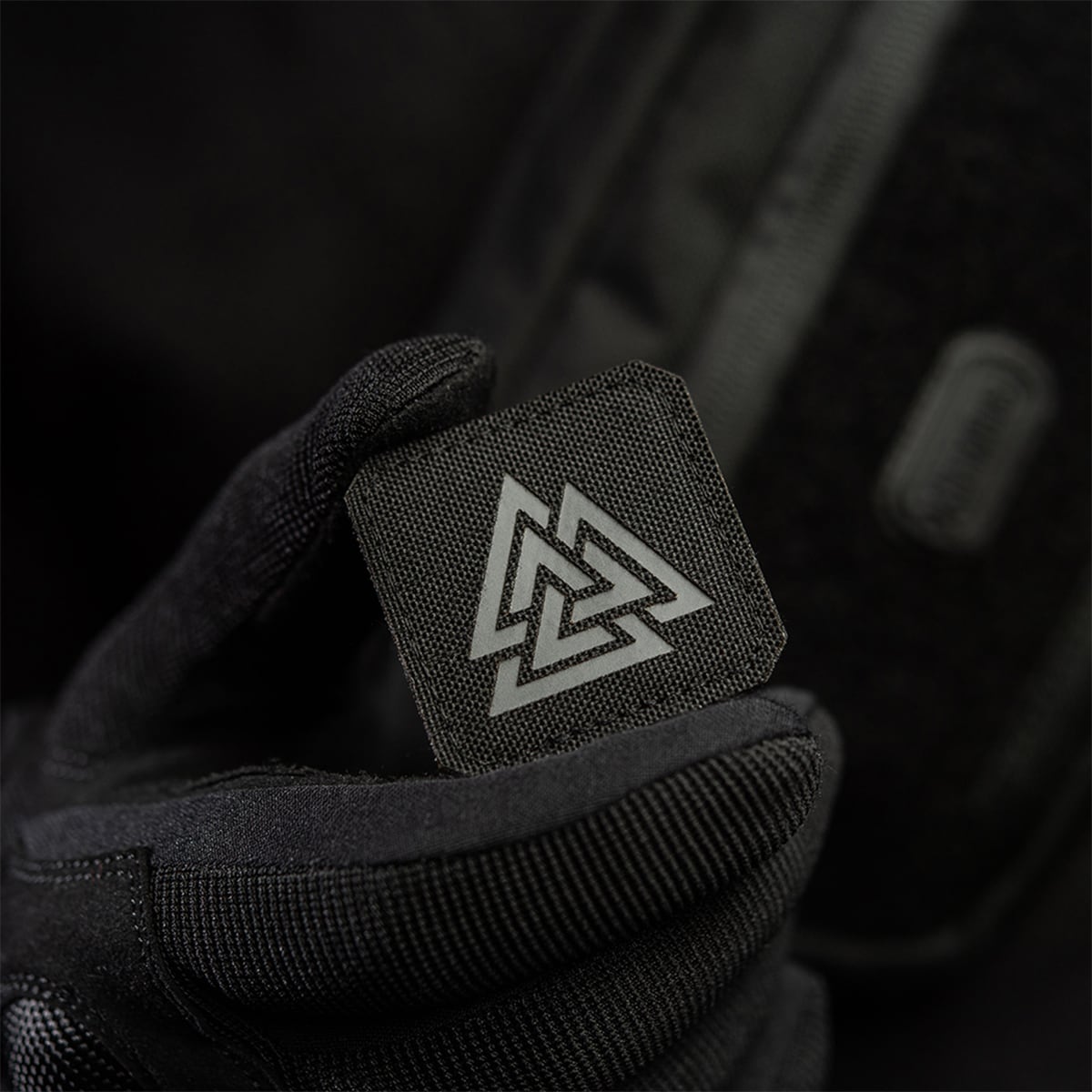 M-Tac - Valknut Laser Cut - Aufnäher - Black/Grey