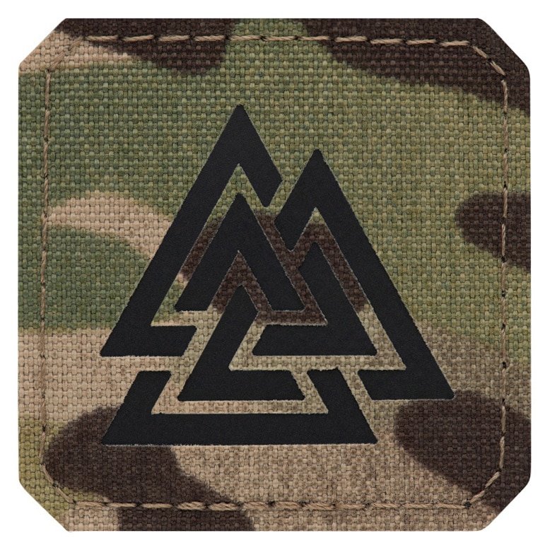 M-Tac - Valknut Laser Cut - Aufnäher - Multicam/Black