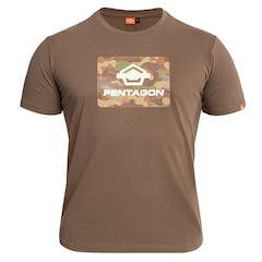 Pentagon - Ageron "Spot Camo" - T-Shirt - Coyote