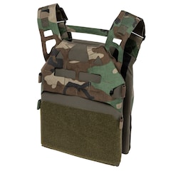 Direct Action - Bearcat Ultralight Plate Carrier - Taktische Weste/Plattenträger Größe L - Woodland