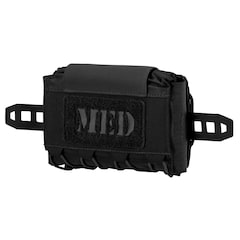 Direct Action - Compact Med Pouch Horizontal - Erste-Hilfe-Tasche fürs Tragen auf der Rückseite des Gürtels - Black