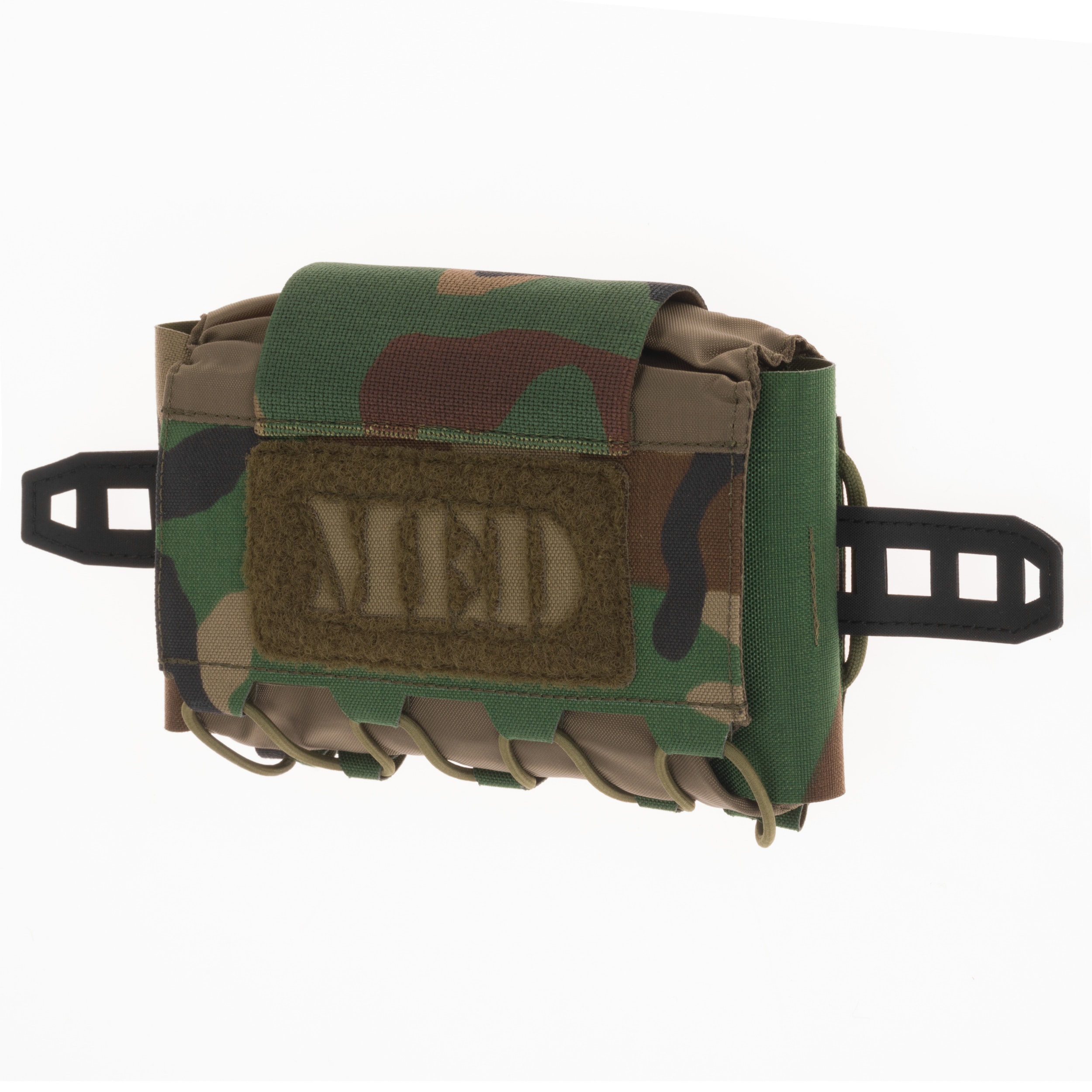 Direct Action - Compact Med Pouch Horizontal - Erste-Hilfe-Tasche fürs Tragen auf der Rückseite des Gürtels - Woodland