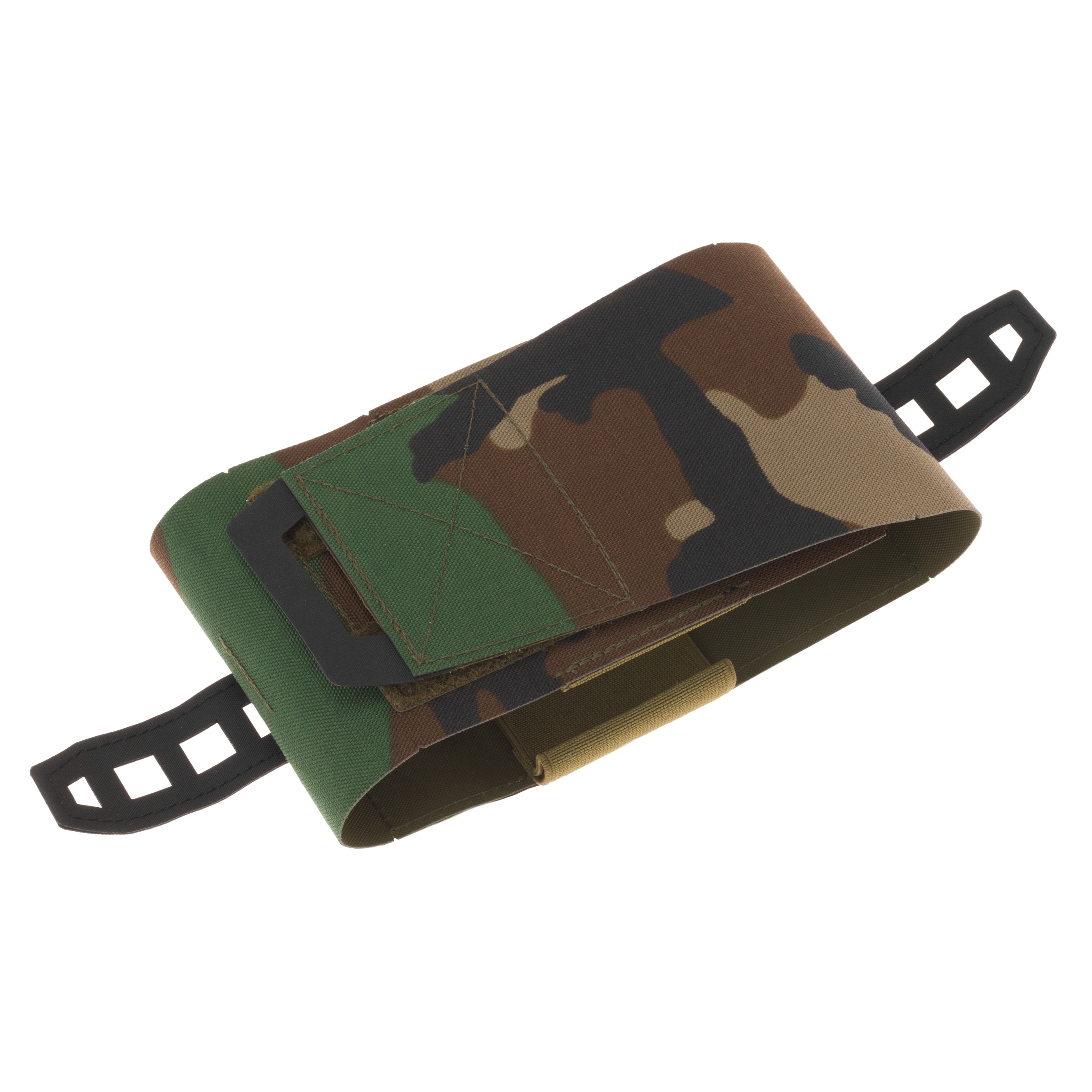 Direct Action - Compact Med Pouch Horizontal - Erste-Hilfe-Tasche fürs Tragen auf der Rückseite des Gürtels - Woodland