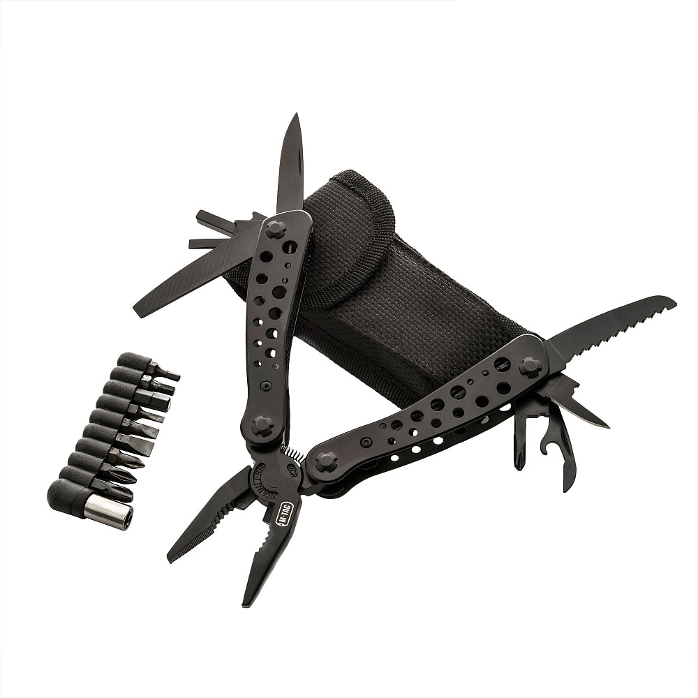 M-Tac - Multitool - 13-in-1-Multifunktionswerkzeug mit Holster - Black