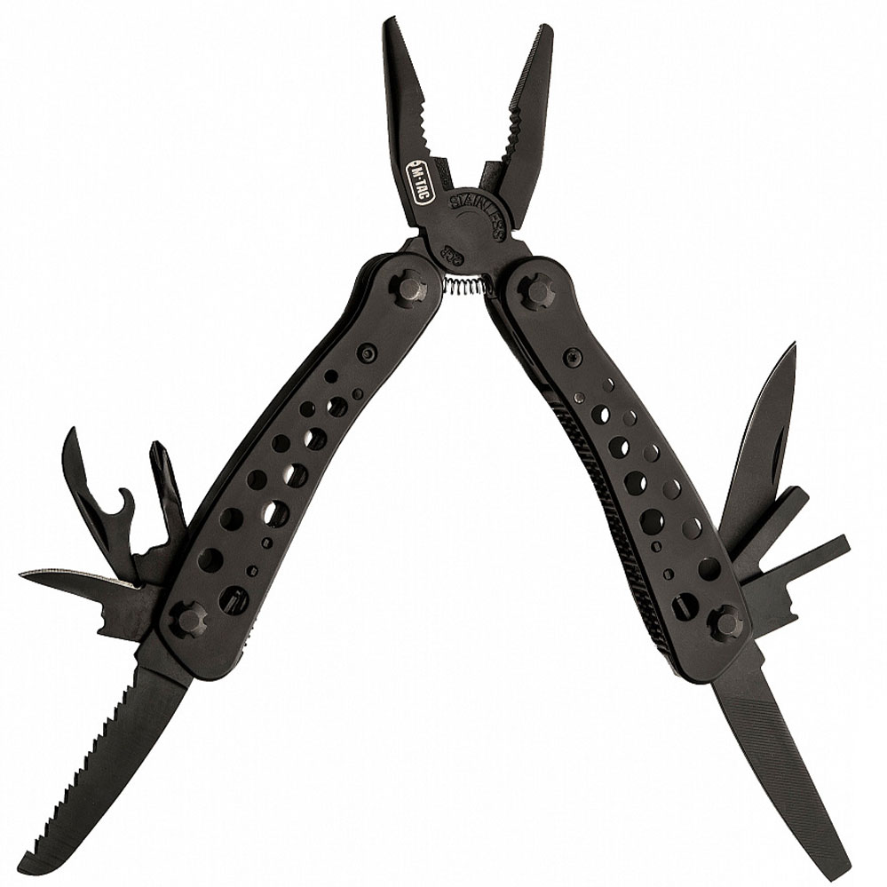 M-Tac - Multitool - 13-in-1-Multifunktionswerkzeug mit Holster - Black