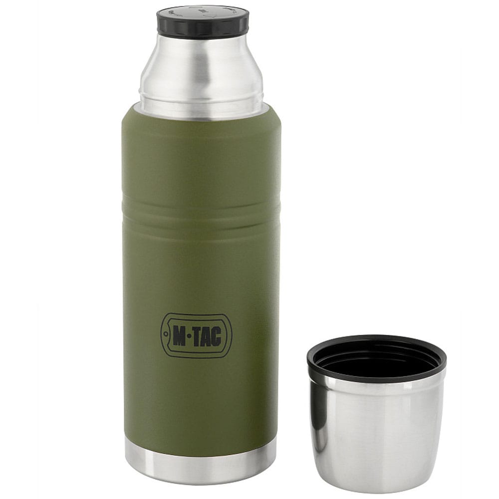 M-Tac - Edelstahl-Thermosflasche 750 ml - Olive