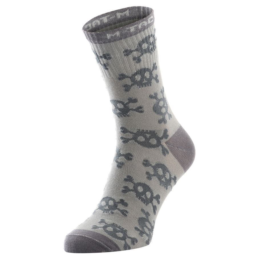 M-Tac - MK.3 Pirate Skull - Socken - Light Grey